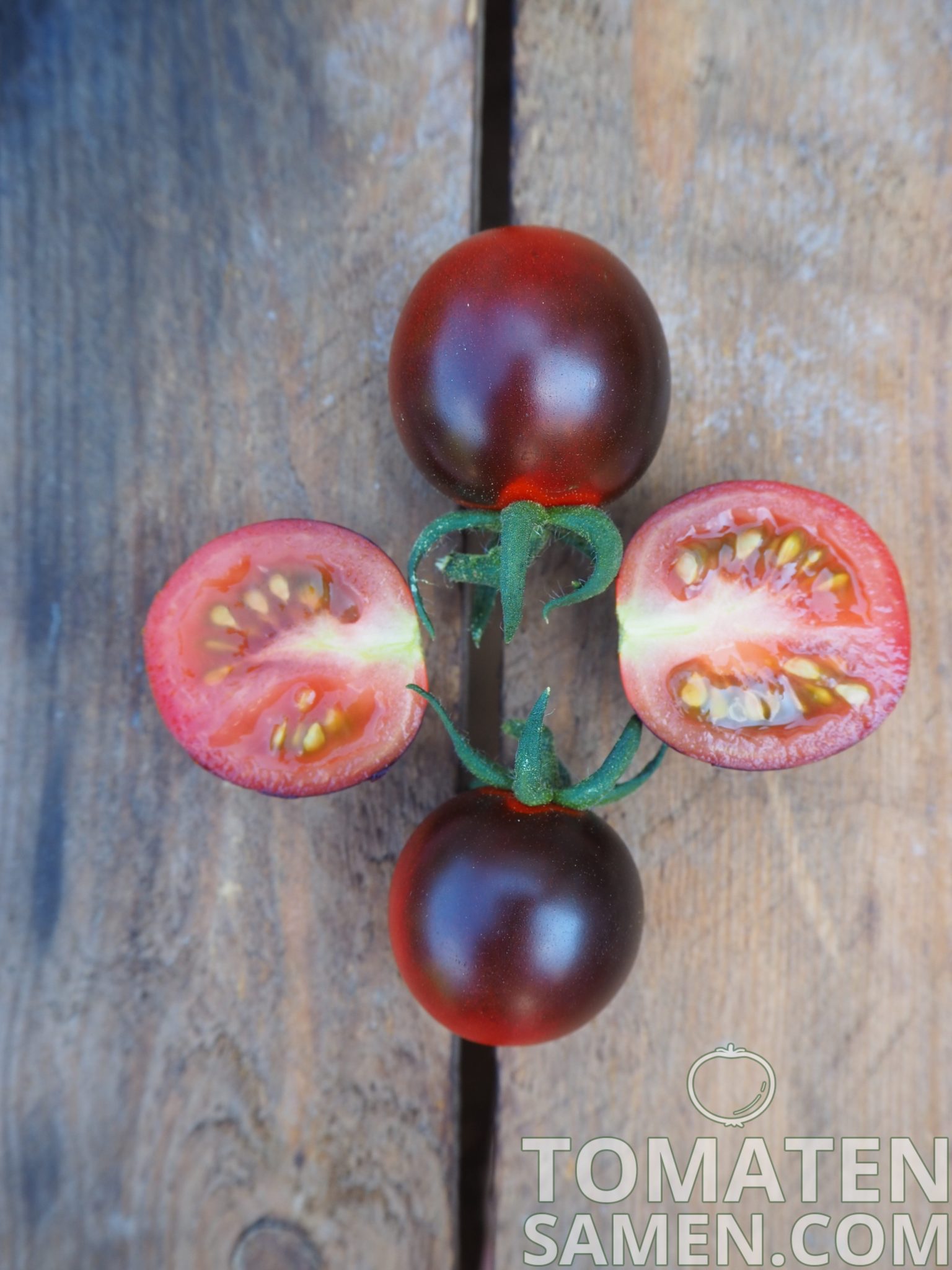 10 Pflanzen Helsing Junctions Blue Tomatensamen für ca sehr dunkle Früchte 